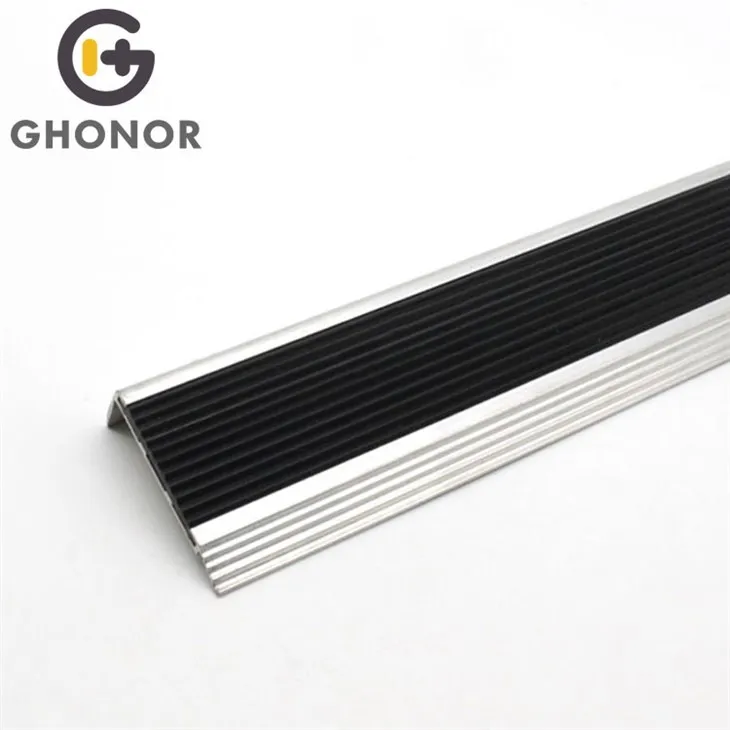 silver anodized aluminum stair nosing silver anodized aluminum stair nosing